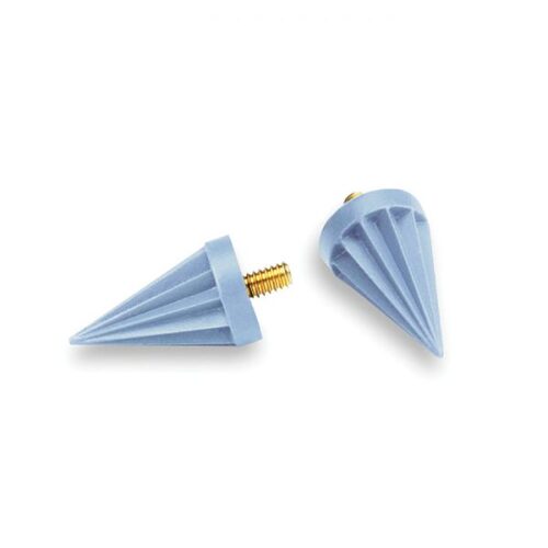 90-059701 Prophy Pointed Polisher, Screw Type, Latex Free, Firm Blue. Box of 144 Prophy pointed polishers.