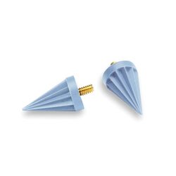 Prophy Pointed Polisher, Screw Type, Latex Free, Firm Blue. Box of 144 Prophy pointed polishers.