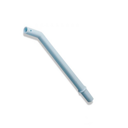 Surg-O-Vac IV - Vented 0.375" (9 mm) Surgical Aspirator Tips, Autoclavable Plastic, 6.5" long with 30 degree angle, Blue