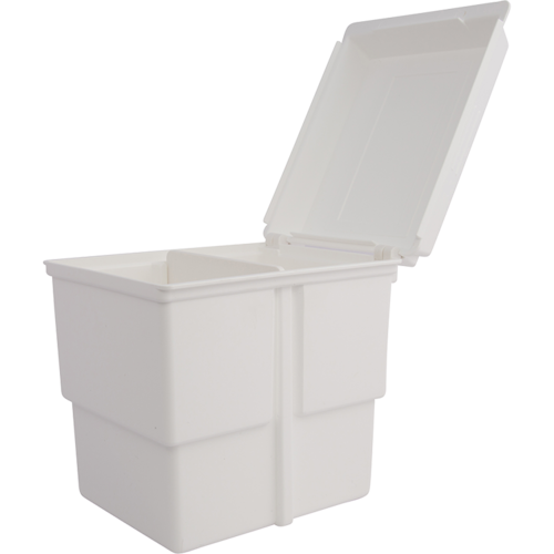 163-29R605 E-Z Storage Tub White with White Cover 5-1/4