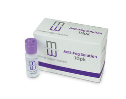 Mirror Magic Anti-Fog System, 10 - 6ml Bottles of Solution. The mirror magic anti-fog system prevents fogging on mouth mirrors and offers the practiti