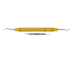 MEGA Gracey used for education and demonstration, 15.5" in length, Mustard Yellow color. Single demonstration gracey.