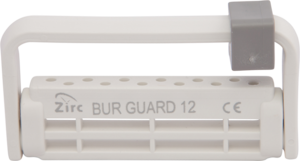 Zirc Steri-Bur Guard 12-Hole Bur Holder - White