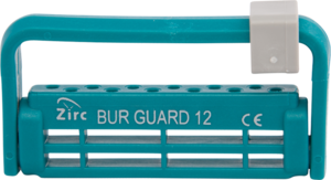Zirc Steri-Bur Guard 12-Hole Bur Holder - Teal