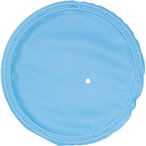 163-50Z459 Insti-Dam - Blue Latex-Free dam with prepunched hole and built-in white frame, 4.25