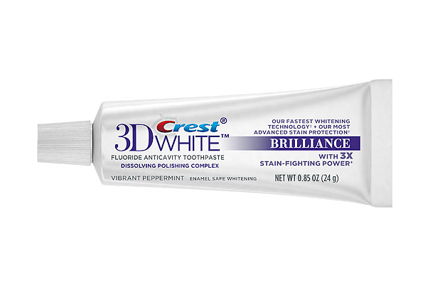 23-80717080 Crest 3D White Brilliance Toothpaste, Vibrant Peppermint, .85oz Tube, case of 72