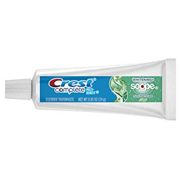 23-80691656 Crest Complete Multi-Benefit Whitening+Scope Toothpaste, Mint, 0.85oz, case of 72