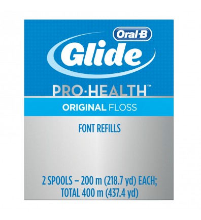23-80303244 Oral-B Glide floss 200M Font Refills, 2/bx