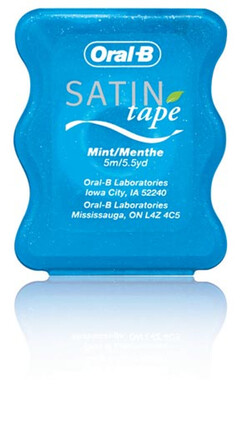 Oral-B Complete Satin Floss, 5 1/2 yds, Mint, 144/cs