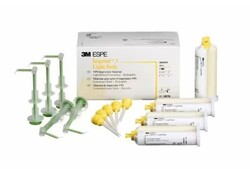 Imprint 3 VPS Impression Material, Light Body Refill, box of 4-50ml Cartridges & 10 Yellow Mixing Tips