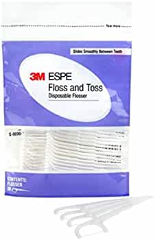 Floss-N-Toss Flossers Disposable Picks, 30/Pack