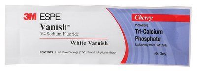 10-12149C Vanish 5% White Varnish Cherry, 50/bx