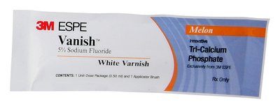 10-12149L Vanish 5% White Varnish Melon, 50/bx