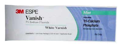 10-12149M Vanish 5% White Varnish Mint, 50/bx