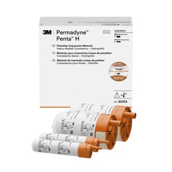 Permadyne Penta H Tray Polyether Impression Material: 2-300ml Base & 2-60ml Catalyst