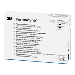 Permadyne Syringe Polyether Impression Material, Handmix: 2-120ml Base, 2-15ml Catalyst