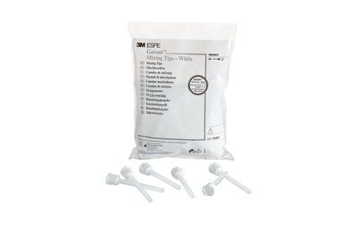 10-71451 Garant Polyether Mixing Tips, White, 50/pk