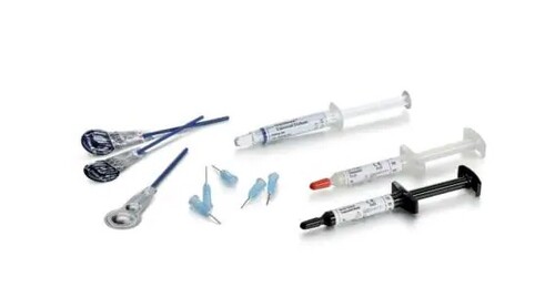 10-8716TK RelyX Veneer Cement Trial Kit, 3g Syringe, Cement in Shade Translucent, 2g Syringe Try-In Paste in Shade Translucent, Scotchbond Universal Adhesive, 3