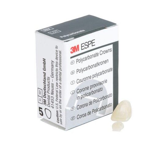 10-P35 Polycarbonate Crowns #35, box of 5