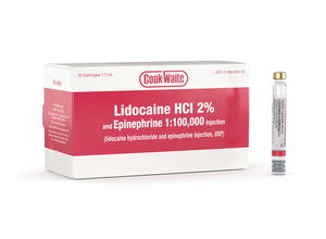 Lidocaine 2% With Epi, 1:100,000 50bx