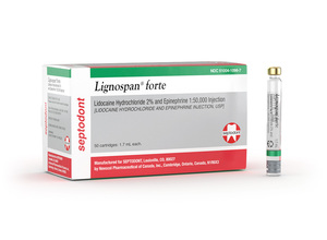 Lignospan Lidocaine  Forte 2% 1:50,000 50/bx