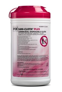 Sani Cloth Plus X-Large wipes, 65/Can