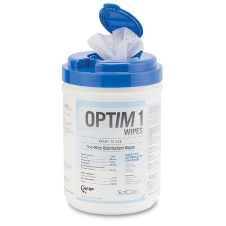 127-OPT1-W12 Optim 1 Disinfectant Wipes, 160/cn 12/cs