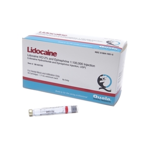 Quala Lidocaine 2% 1:100,000, 50/bx