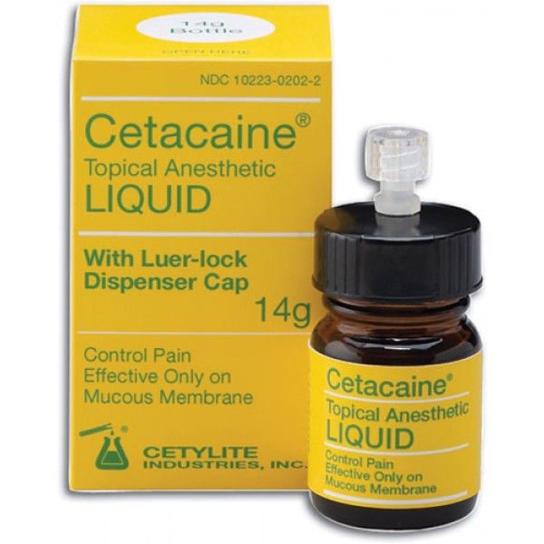 44-0203 Cetacaine Topical Anesthetic Liquid, 14g