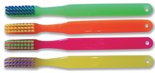 136-10927 Oraline Child Neon Toothbrush, 27 Tuft Soft,  72/bx