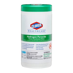 249-30825 Clorox Hydrogen Peroxide Wipes 155/Cn
