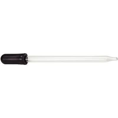 33-3100-1 Glass Droppers - ideal for dispensing acrylic liquid in limited quantities without spilling, 113 mm glass pipette with 24 mm rubber bulb, single drop
