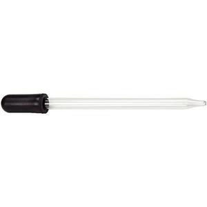 Glass Droppers - ideal for dispensing acrylic liquid in limited quantities without spilling, 113 mm glass pipette with 24 mm rubber bulb, single drop