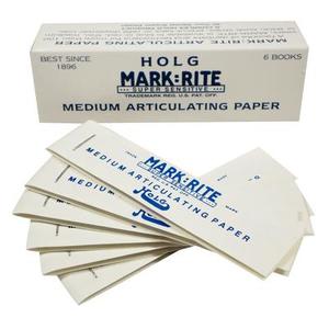 Holg Mark Rite Medium Blue Articulating Paper 6/bx