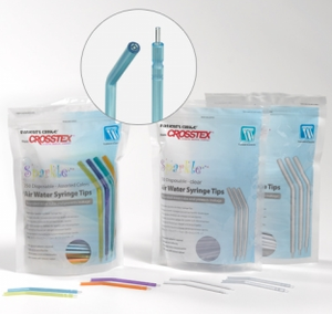 Sparkle Clear Air/Water Syringe Tips, 250/bg.
