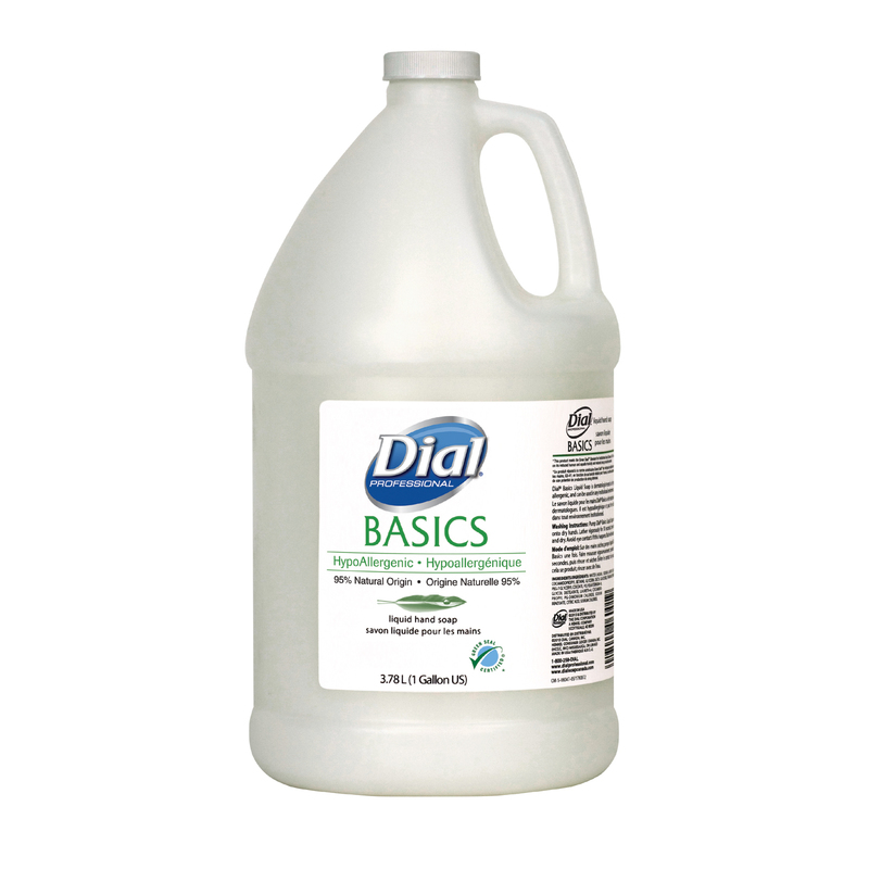 118-1700006047 Dial Basics Hypoallergenic Liquid Soap, Gallon