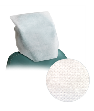 Non-Woven Fabric Headrest Covers 10 x 10 White 500/cs