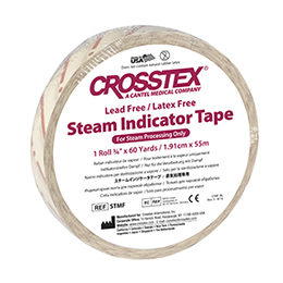 116-STMF Crosstex Lead-Free Steam Autoclave Tape 3/4 60yd, 24/cs