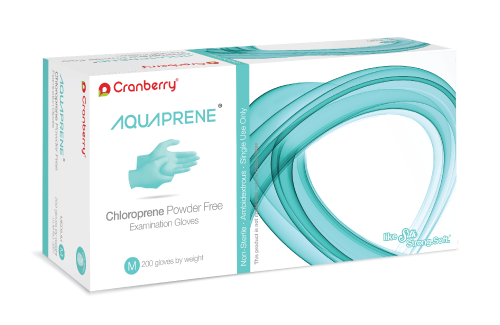 32-CR3027 AquaPrene Chloroprene Medium PF Gloves, 200/bx