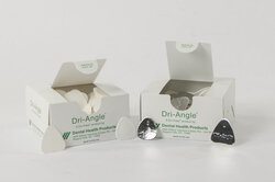 Dri-Angle with Silver - Large Cotton Roll Substitute, Box of 320 cotton roll substitutes.