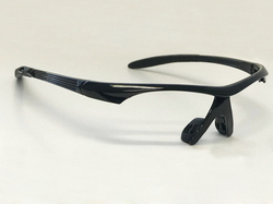 Black plastic support frame to be used with Pro-Tex face clip on face shields. One size fits all