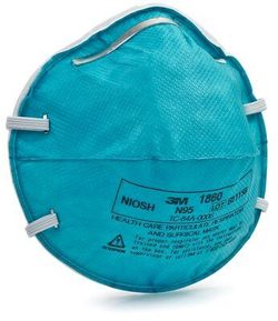 3M N95 Regular Particulate Respirator Mask Cone Molded, 20/bx