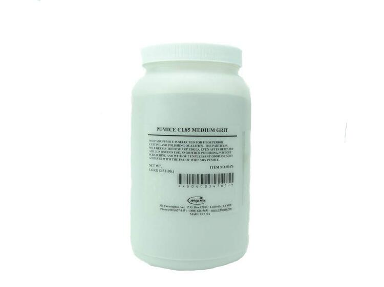 13-03476 Whip Mix Pumice CL-85 (Medium), 3.5 lb jar