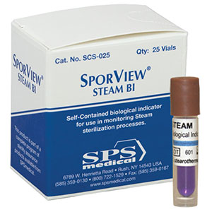 116-SCS-025 SporView Steam Bio Indicators, 25/bx