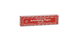 Bausch articulating paper X-Thin Red, booklet of 200 strips