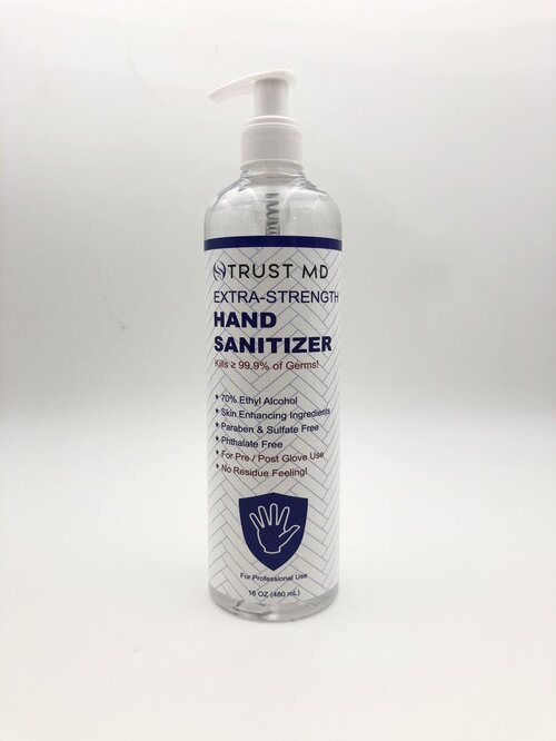190-MD0502103 TrustMD Hand Sanitizer, 16oz bottle