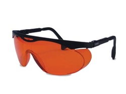 Skyper Eyewear Black Frame w/Orange Lens