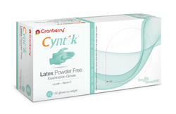 Cyntek Latex Moisture Lock Small Gloves, box of 100