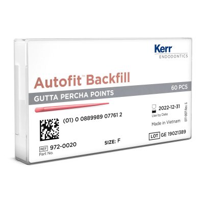 143-972-0021 Autofit Backfill Gutta Percha - Size Fine-Medium, 60pk
