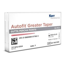 Autofit Greater Taper Gutta Percha Assorted .06-.12, 50pk